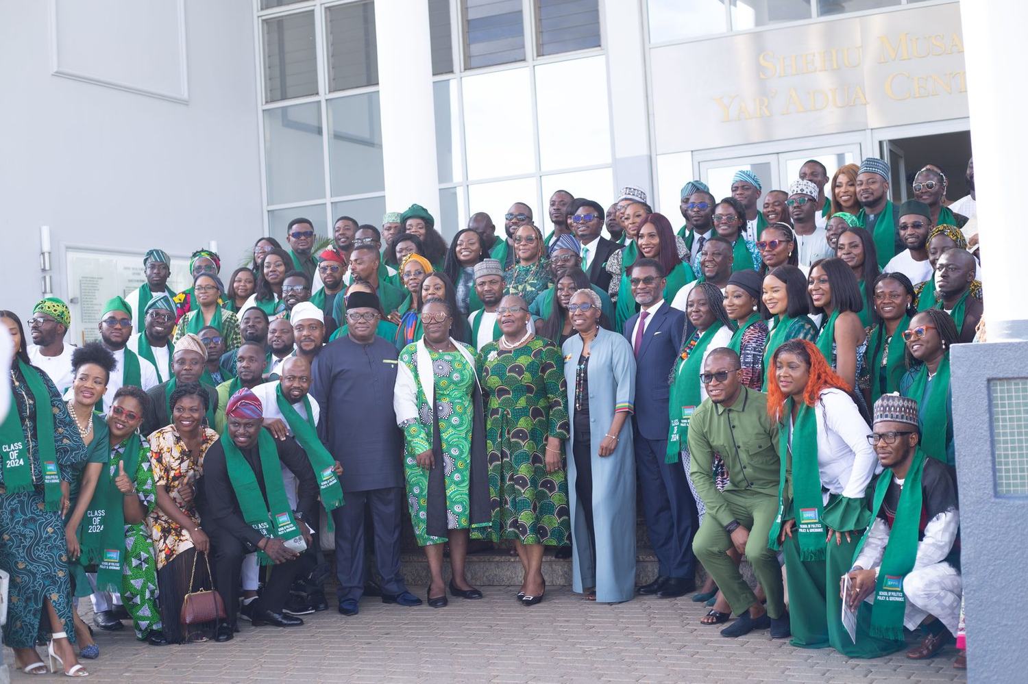 An SPPG Nigeria graduating class on stage in Abuja